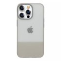 Kingxbar Kingxbar Plain Series etui pokrowiec do iPhone 13 silikonowa obudowa szary