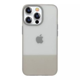 Kingxbar Kingxbar Plain Series etui pokrowiec do iPhone 13 silikonowa obudowa szary