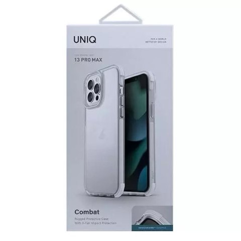 UNIQ UNIQ etui Combat iPhone 13 Pro Max 6,7" biały/white UNIQ UNIQ etui Combat iPhone 13 Pro Max 6,7" biały/white