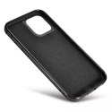 ICarer ICarer Leather Oil Wax etui pokryte naturalną skórą do iPhone 12 Pro Max czarny (ALI1206-BK)
