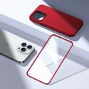Joyroom Joyroom 360 Full Case etui pokrowiec do iPhone 13 Pro Max obudowa na tył i przód + szkło hartowane czerwony (JR-BP928 red)