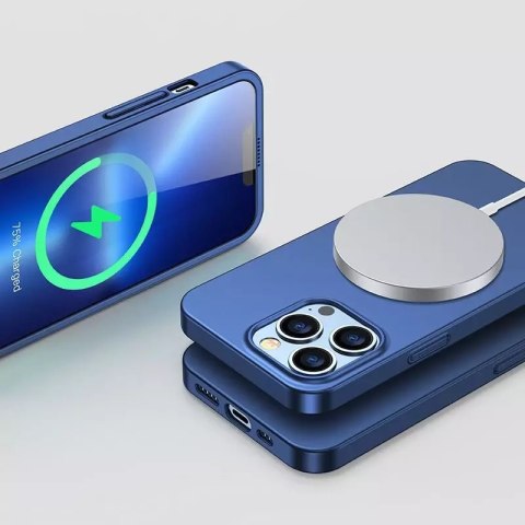 Joyroom Joyroom 360 Full Case etui pokrowiec do iPhone 13 Pro Max obudowa na tył i przód + szkło hartowane niebieski (JR-BP928 blue) Joyroom Joyroom 360 Full Case etui pokrowiec do iPhone 13 Pro Max obudowa na tył i przód + szkło hartowane niebieski (JR-BP928 blue)