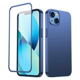 Joyroom Joyroom 360 Full Case etui pokrowiec do iPhone 13 obudowa na tył i przód + szkło hartowane niebieski (JR-BP927 blue)