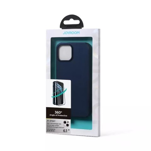 Joyroom Joyroom 360 Full Case etui pokrowiec do iPhone 13 obudowa na tył i przód + szkło hartowane niebieski (JR-BP927 blue) Joyroom Joyroom 360 Full Case etui pokrowiec do iPhone 13 obudowa na tył i przód + szkło hartowane niebieski (JR-BP927 blue)