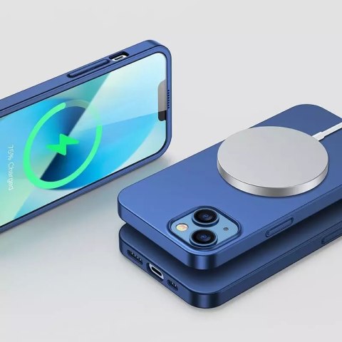 Joyroom Joyroom 360 Full Case etui pokrowiec do iPhone 13 obudowa na tył i przód + szkło hartowane niebieski (JR-BP927 blue) Joyroom Joyroom 360 Full Case etui pokrowiec do iPhone 13 obudowa na tył i przód + szkło hartowane niebieski (JR-BP927 blue)