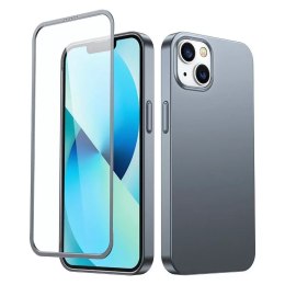 Joyroom Joyroom 360 Full Case etui pokrowiec do iPhone 13 obudowa na tył i przód + szkło hartowane szary (JR-BP927 tarnish)