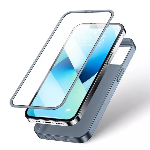 Joyroom Joyroom 360 Full Case etui pokrowiec do iPhone 13 obudowa na tył i przód + szkło hartowane szary (JR-BP927 tarnish) Joyroom Joyroom 360 Full Case etui pokrowiec do iPhone 13 obudowa na tył i przód + szkło hartowane szary (JR-BP927 tarnish)