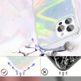 Kingxbar Kingxbar Shell Series luksusowe eleganckie etui na iPhone 13 Pro perłowy-niebieski