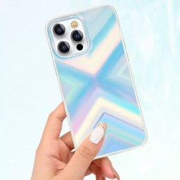 Kingxbar Kingxbar Streamer Series luksusowe eleganckie etui na iPhone 13 Pro niebieski (Triangle)