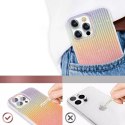 Kingxbar Kingxbar Travel Series luksusowe eleganckie etui na iPhone 13 Pro pomarańczowy (Sunset)
