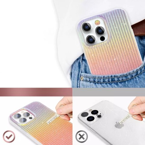 Kingxbar Kingxbar Travel Series luksusowe eleganckie etui na iPhone 13 Pro pomarańczowy (Sunset) Kingxbar Kingxbar Travel Series luksusowe eleganckie etui na iPhone 13 Pro pomarańczowy (Sunset)