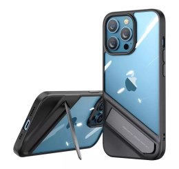 UGreen Ugreen Fusion Kickstand Case sztywne etui z żelową ramką i podstawką do iPhone 13 Pro czarny (90153)