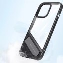 UGreen Ugreen Fusion Kickstand Case sztywne etui z żelową ramką i podstawką do iPhone 13 Pro czarny (90153)