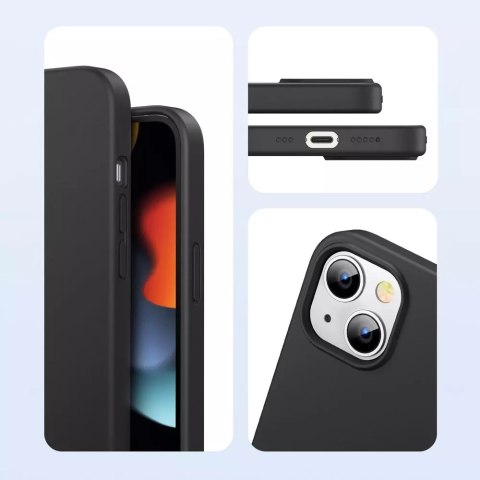 UGreen Ugreen Protective Silicone Case gumowe elastyczne silikonowe etui pokrowiec iPhone 13 mini czarny UGreen Ugreen Protective Silicone Case gumowe elastyczne silikonowe etui pokrowiec iPhone 13 mini czarny