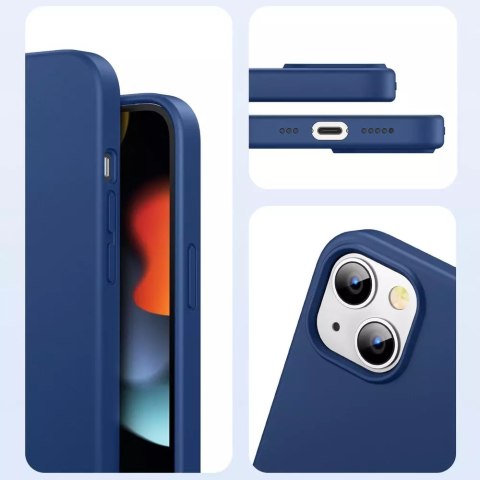 UGreen Ugreen Protective Silicone Case gumowe elastyczne silikonowe etui pokrowiec iPhone 13 niebieski UGreen Ugreen Protective Silicone Case gumowe elastyczne silikonowe etui pokrowiec iPhone 13 niebieski