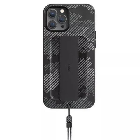 UNIQ UNIQ etui Heldro iPhone 12/12 Pro 6,1" czarny moro/charcoal camo Antimicrobial UNIQ UNIQ etui Heldro iPhone 12/12 Pro 6,1" czarny moro/charcoal camo Antimicrobial