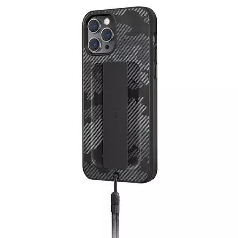 UNIQ UNIQ etui Heldro iPhone 12/12 Pro 6,1" czarny moro/charcoal camo Antimicrobial UNIQ UNIQ etui Heldro iPhone 12/12 Pro 6,1" czarny moro/charcoal camo Antimicrobial