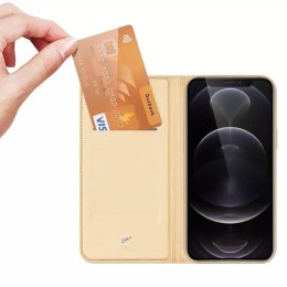 Dux Ducis Dux Ducis Skin Pro kabura etui pokrowiec z klapką iPhone 13 Pro złoty