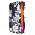 Kingxbar Kingxbar Blossom etui ozdobione oryginalnymi Kryształami Swarovskiego iPhone 12 mini wielokolorowy (Lily)