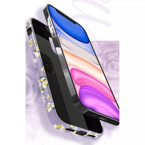 Kingxbar Kingxbar Blossom etui ozdobione oryginalnymi Kryształami Swarovskiego iPhone 12 mini wielokolorowy (Lily) Kingxbar Kingxbar Blossom etui ozdobione oryginalnymi Kryształami Swarovskiego iPhone 12 mini wielokolorowy (Lily)