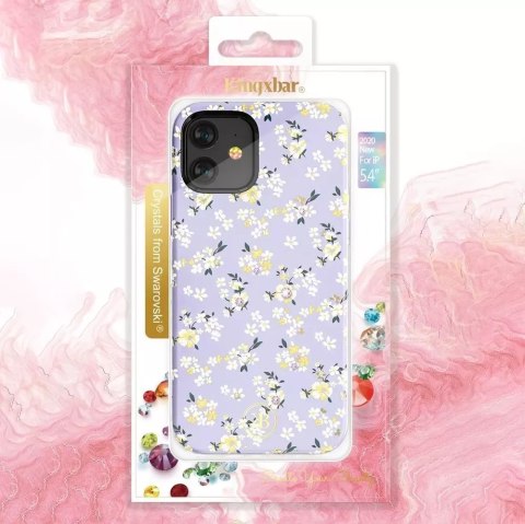 Kingxbar Kingxbar Blossom etui ozdobione oryginalnymi Kryształami Swarovskiego iPhone 12 mini wielokolorowy (Lily) Kingxbar Kingxbar Blossom etui ozdobione oryginalnymi Kryształami Swarovskiego iPhone 12 mini wielokolorowy (Lily)