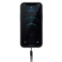 UNIQ UNIQ etui Heldro iPhone 12 Pro Max 6,7" czarny/midnight black Antimicrobial