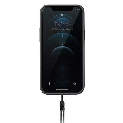 UNIQ UNIQ etui Heldro iPhone 12 Pro Max 6,7" czarny/midnight black Antimicrobial UNIQ UNIQ etui Heldro iPhone 12 Pro Max 6,7" czarny/midnight black Antimicrobial