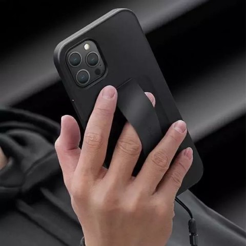 UNIQ UNIQ etui Heldro iPhone 12 Pro Max 6,7" czarny/midnight black Antimicrobial UNIQ UNIQ etui Heldro iPhone 12 Pro Max 6,7" czarny/midnight black Antimicrobial
