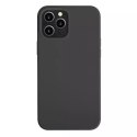 UNIQ UNIQ etui Lino Hue iPhone 12 Pro Max 6,7" czarny/ink black Antimicrobial