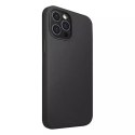 UNIQ UNIQ etui Lino Hue iPhone 12 Pro Max 6,7" czarny/ink black Antimicrobial