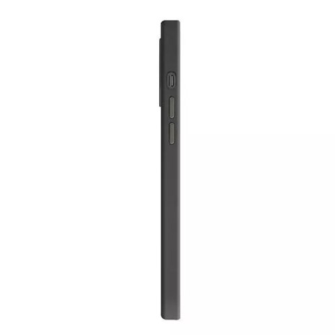 UNIQ UNIQ etui Lino Hue iPhone 12 Pro Max 6,7" czarny/ink black Antimicrobial UNIQ UNIQ etui Lino Hue iPhone 12 Pro Max 6,7" czarny/ink black Antimicrobial
