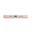 UNIQ UNIQ etui Lino Hue iPhone 12 Pro Max 6,7" różowy/blush pink Antimicrobial