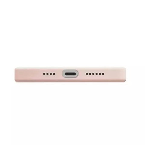 UNIQ UNIQ etui Lino Hue iPhone 12 Pro Max 6,7" różowy/blush pink Antimicrobial UNIQ UNIQ etui Lino Hue iPhone 12 Pro Max 6,7" różowy/blush pink Antimicrobial