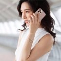 UNIQ UNIQ etui Lino Hue iPhone 12 Pro Max 6,7" różowy/blush pink Antimicrobial