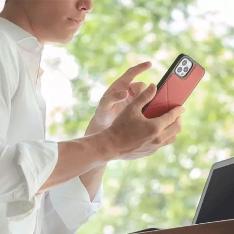 UNIQ UNIQ etui Transforma iPhone 12 mini 5,4" czerwony/coral red UNIQ UNIQ etui Transforma iPhone 12 mini 5,4" czerwony/coral red