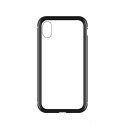 Wozinsky Wozinsky Full Magnetic Case magnetyczne etui 360 pokrowiec na przód i tył z wbudowanym szkłem iPhone 12 Pro Max czarno-przezrocz