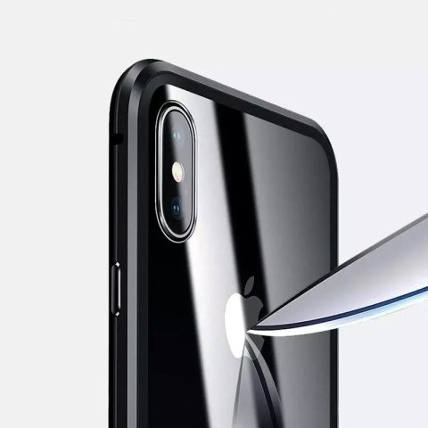 Wozinsky Wozinsky Full Magnetic Case magnetyczne etui 360 pokrowiec na przód i tył z wbudowanym szkłem iPhone 12 Pro Max czarno-przezrocz Wozinsky Wozinsky Full Magnetic Case magnetyczne etui 360 pokrowiec na przód i tył z wbudowanym szkłem iPhone 12 Pro Max czarno-przezrocz