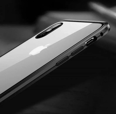 Wozinsky Wozinsky Full Magnetic Case magnetyczne etui 360 pokrowiec na przód i tył z wbudowanym szkłem iPhone 12 Pro Max czarno-przezrocz Wozinsky Wozinsky Full Magnetic Case magnetyczne etui 360 pokrowiec na przód i tył z wbudowanym szkłem iPhone 12 Pro Max czarno-przezrocz