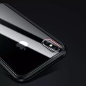 Wozinsky Wozinsky Full Magnetic Case magnetyczne etui 360 pokrowiec na przód i tył z wbudowanym szkłem iPhone 12 Pro Max czarno-przezrocz