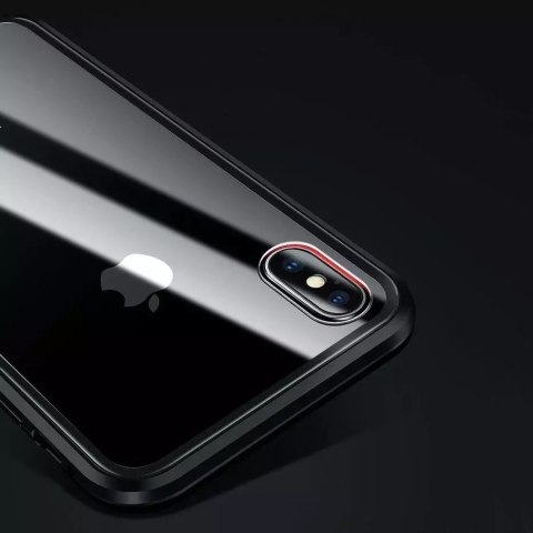 Wozinsky Wozinsky Full Magnetic Case magnetyczne etui 360 pokrowiec na przód i tył z wbudowanym szkłem iPhone 12 Pro Max czarno-przezrocz Wozinsky Wozinsky Full Magnetic Case magnetyczne etui 360 pokrowiec na przód i tył z wbudowanym szkłem iPhone 12 Pro Max czarno-przezrocz