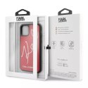 Karl Lagerfeld Karl Lagerfeld KLHCN65DLKSRE iPhone 11 Pro Max czerwony/red hard case Signature Glitter