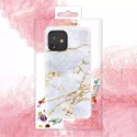 Kingxbar Kingxbar Agate Series eleganckie etui pokrowiec z nadrukiem agat iPhone 12 mini zielony