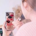 Kingxbar Kingxbar Angel lustrzane etui ozdobione oryginalnymi Kryształami Swarovskiego iPhone 11 Pro Max lusterko przezroczysty
