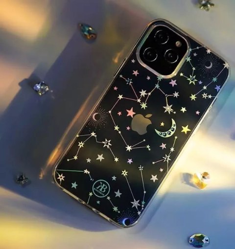 Kingxbar Kingxbar Lucky Series etui ozdobione oryginalnymi Kryształami Swarovskiego iPhone 12 mini przezroczysty (Clover) Kingxbar Kingxbar Lucky Series etui ozdobione oryginalnymi Kryształami Swarovskiego iPhone 12 mini przezroczysty (Clover)