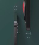 Kingxbar Kingxbar Sweet Series żelowe etui ozdobione oryginalnymi Kryształami Swarovskiego z podstawką iPhone 12 Pro Max zielony