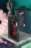 Kingxbar Kingxbar Sweet Series żelowe etui ozdobione oryginalnymi Kryształami Swarovskiego z podstawką iPhone 12 mini niebieski