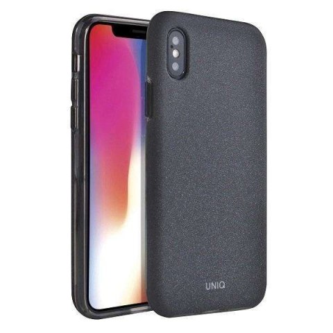 UNIQ UNIQ etui Lithos iPhone Xs Max czarny /charcoal black UNIQ UNIQ etui Lithos iPhone Xs Max czarny /charcoal black