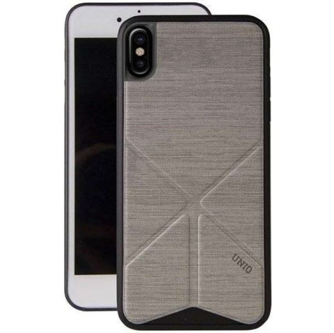 UNIQ UNIQ etui Transforma Ligne iPhone X/C szary/ash grey UNIQ UNIQ etui Transforma Ligne iPhone X/C szary/ash grey
