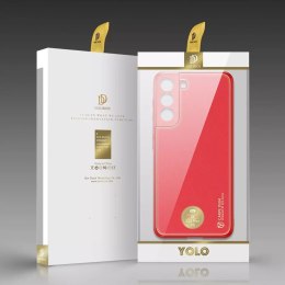 Dux Ducis Dux Ducis Yolo eleganckie etui pokrowiec ze skóry ekologicznej Samsung Galaxy S22+ (S22 Plus) czerwony