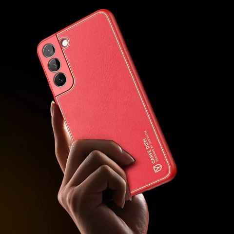 Dux Ducis Dux Ducis Yolo eleganckie etui pokrowiec ze skóry ekologicznej Samsung Galaxy S22+ (S22 Plus) czerwony Dux Ducis Dux Ducis Yolo eleganckie etui pokrowiec ze skóry ekologicznej Samsung Galaxy S22+ (S22 Plus) czerwony
